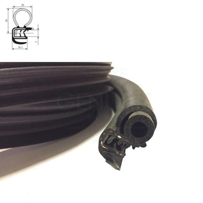 Peugeot Partner Front Door Aperture Weatherstrip Rubber Seal (1996-2008) 9023.FF