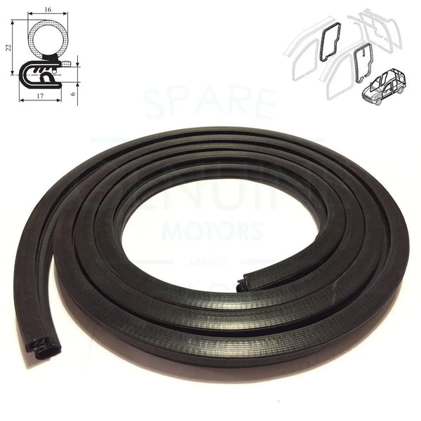 Renault Kangoo MK1 Sliding Door Weatherstrip Rubber Seal (1997-2007) (1 Piece)