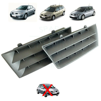Front Radiator Grill For Renault Megane MK2 (2 Pcs) 7701475351