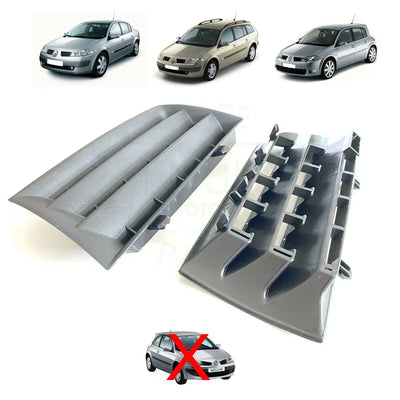 Renault Megane Front Radiator Grill For MK2 (2 Pcs) 7701475351