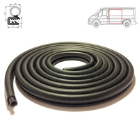 Ford-Transit-MK6-Side-Sliding-Cargo-Door-Aperture-Weatherstrip-Rubber-Seal-2000-2006-OEM-4537358