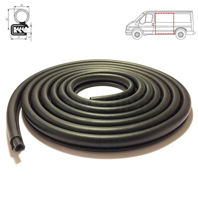 Side Sliding Cargo Door Aperture Weatherstrip Rubber Seal For Ford Transit MK6 (2000-2006)