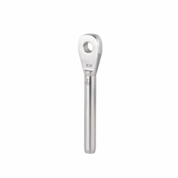 Marine Rigging Swage Eye - Forged Style, Stainless Steel Wire Rope Fitting