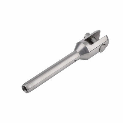 Marine Rigging Swage Fork with Clevis Pin, Stainless Steel Wire Rope Fitting