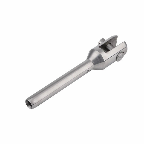 Marine Rigging Swage Fork with Clevis Pin, Stainless Steel Wire Rope Fitting