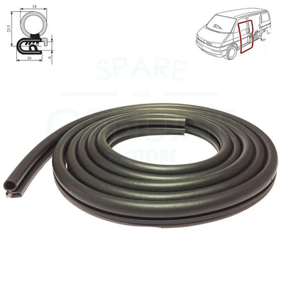 VW Transporter T4 Sliding Door Aperture Seal (Panel Van) (1990-2003) 7D0843791F