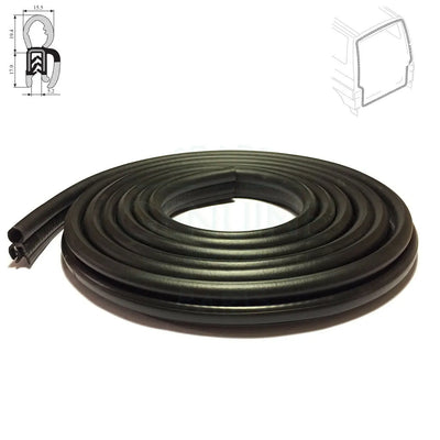Volkswagen Transporter T4 Rear Loading Door Aperture Rubber Weatherstrip Seal (1990-2003) 7D0843791C