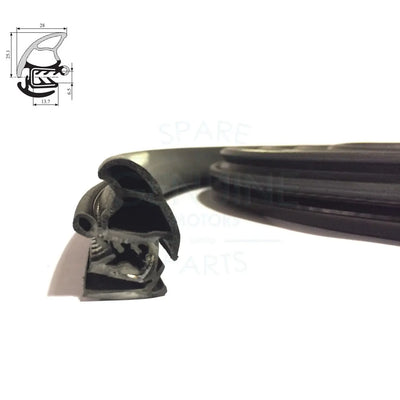 VW Volkswagen Transporter T5 Front Door Rubber Weather Seal (2003-2015) 7E0837911B