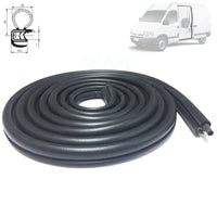 Side Sliding Cargo Door Aperture Rubber Weather Seal Vauxhall Movano A 1997-2010, OEM: 4500274, 9160574, 4415767, 93182865