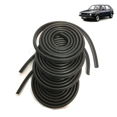 VW Volkswagen Golf MK1 Door Weatherstrip Rubber Seal Set (5-Door Model) (1974-1984) (4 Pieces) 171837911H
