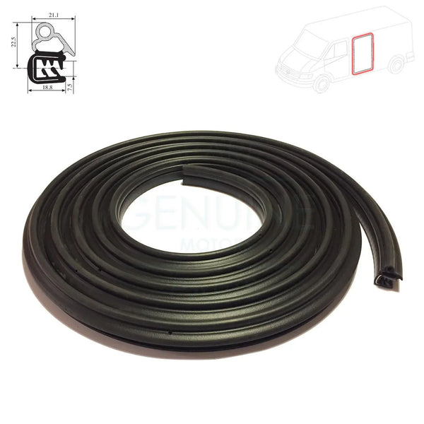 Volkswagen LT Sliding Door Rubber Seal 1996-2006 2D1843791