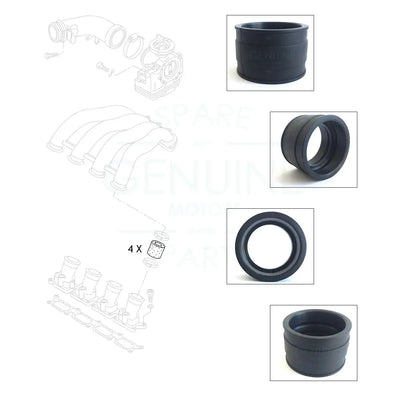 Volkswagen Passat Intake Manifold Coupling Gasket 1.8 Engine, OEM: 058133299 (4 Pieces)